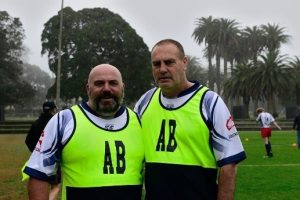 Two ABs supporting the NAIDOC WEEK 2019 Game