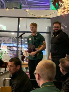 RLWC 2021 Bryce Crane receiving his awards 1